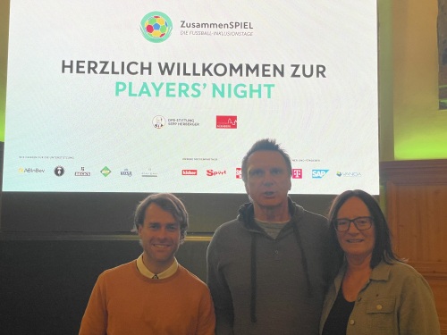 Vorsitzende auf Players-Night