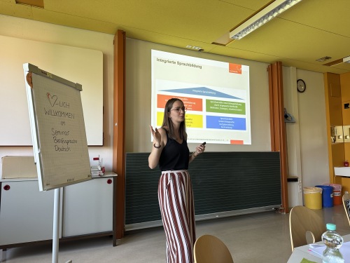 Seminar Besuch der Seminargruppe der B6