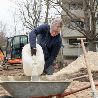 ( Bild: Christine Dierenbach/ / Amt für Kommunikation und Stadtmarketing ) Ein Tag mit Afrodite Karagiaba