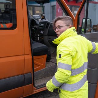 ( Bild: Christine Dierenbach/ / Amt für Kommunikation und Stadtmarketing ) Ein Tag mit Afrodite Karagiaba