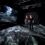 Caustic Shards - Eine audiovisuelle Installation von Simon Schallé Zoé Mahlau und Tobias Rauch