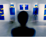 Infowände mit Silhouette