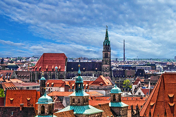 Ansicht der Stadt Nürnberg