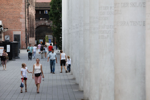 Straße der Menschenrechte in Nürnberg