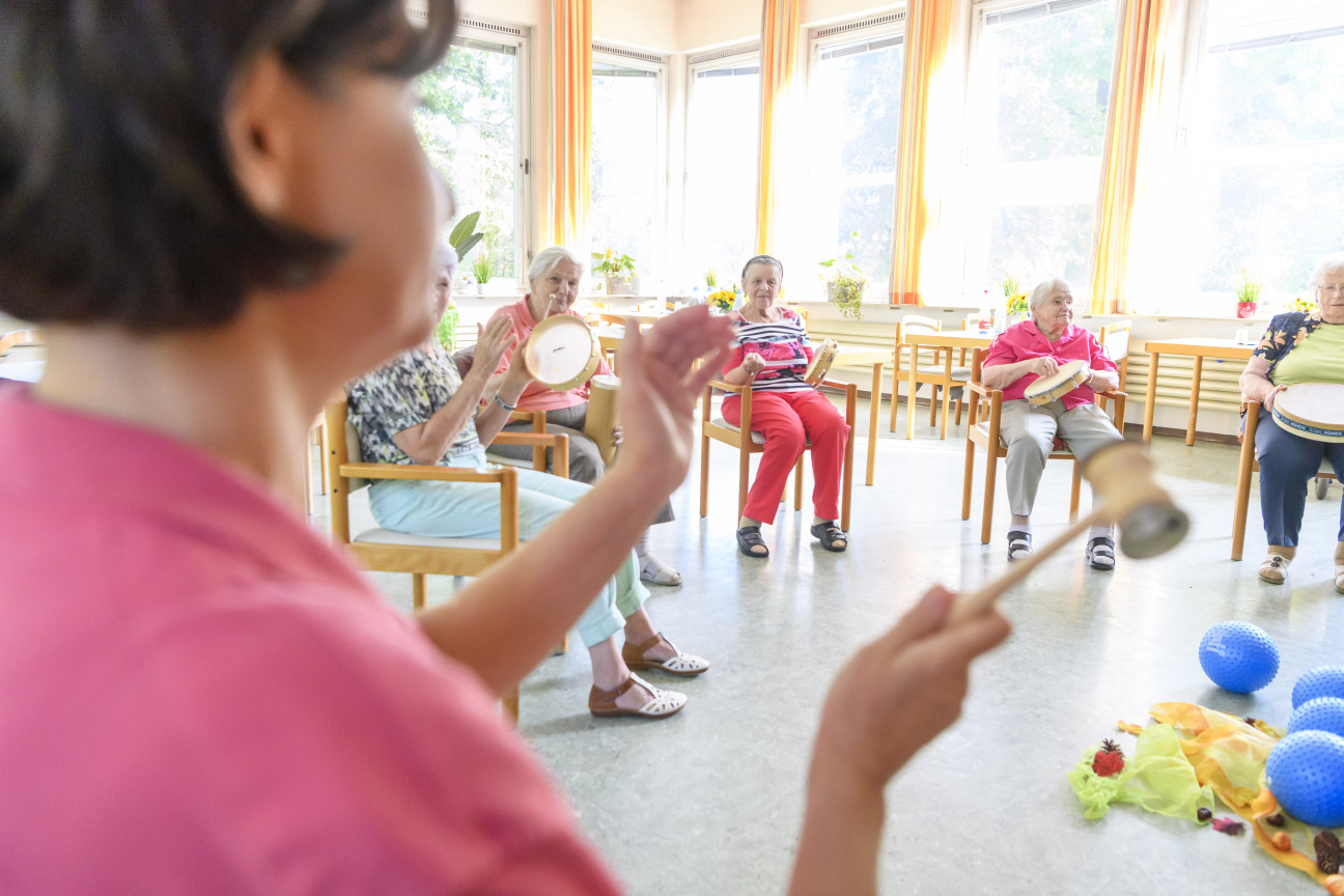 Musikrunde in der Senioren-Wohnanlage Platnersberg