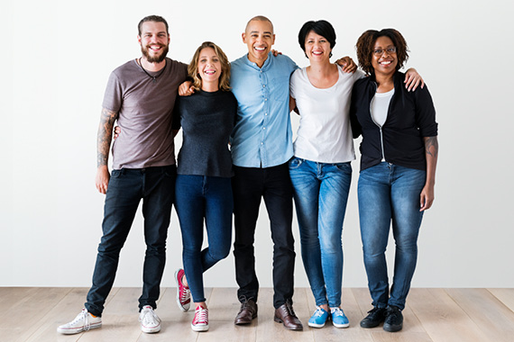 Logokachel Pflegepreis, Beispielbild Pflegeteam