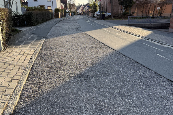 Tolstoistraße vor dem Umbau 2026