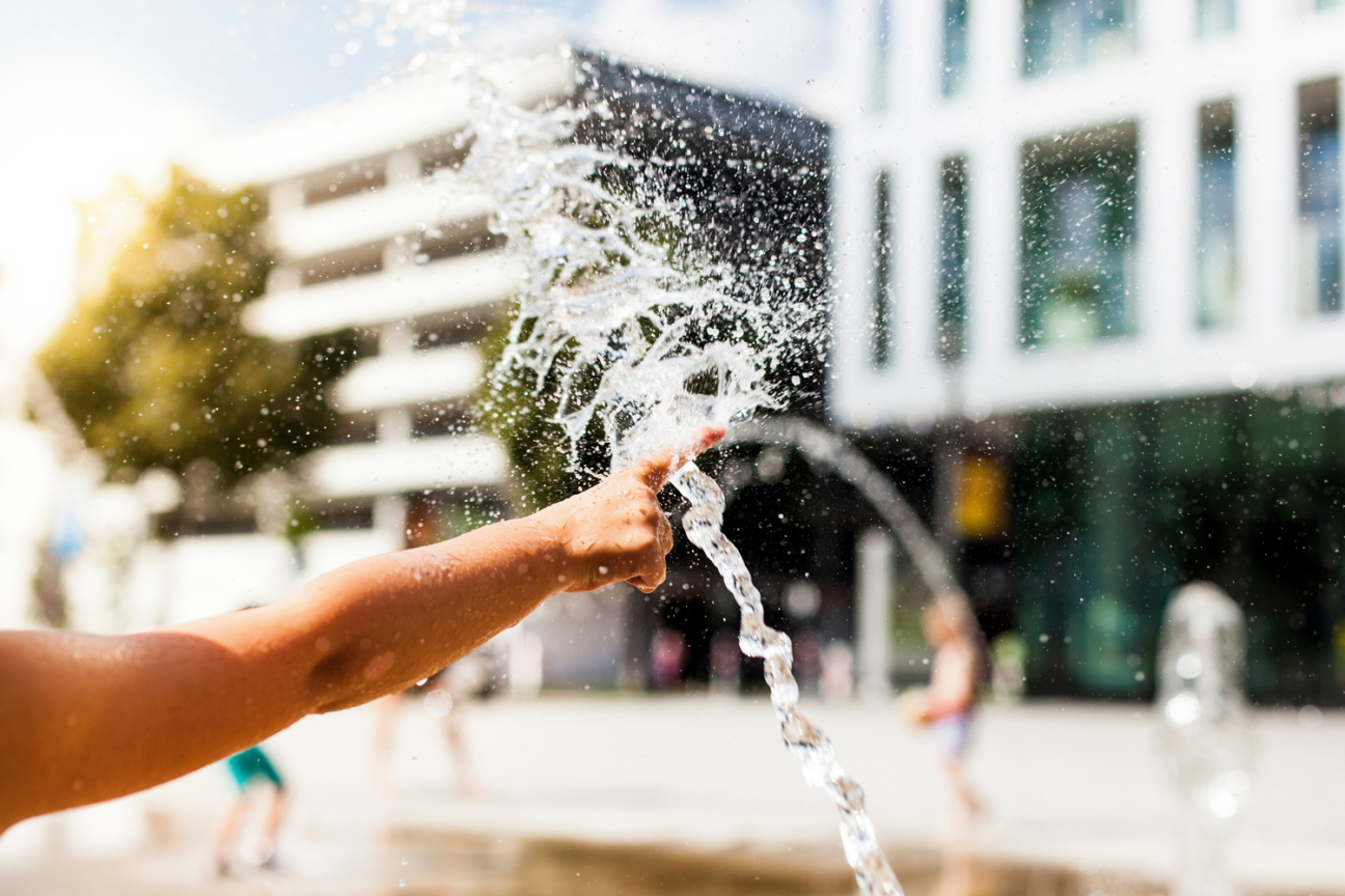 Bild © Lukas Bast / Stadt Nürnberg Hitze in der Stadt, Bild © Lukas Bast / Stadt Nürnberg