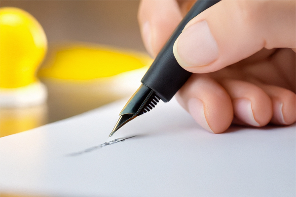 Teaser Unterschrift Hand