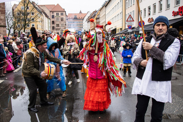 Fastnachtszug in Nürnberg