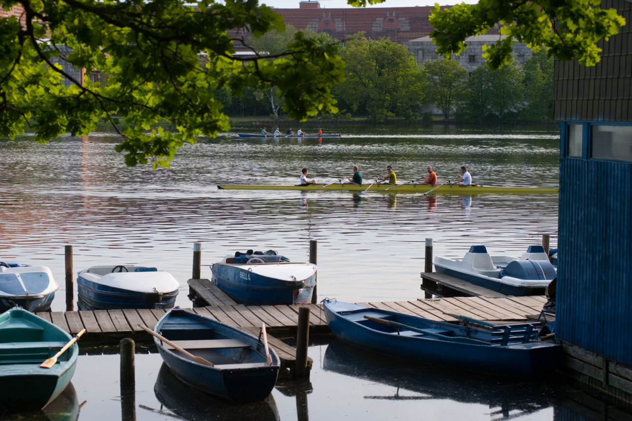 Bild © Christine Dierenbach / Stadt Nürnberg Bootfahrer auf dem Dutzendteich, Bild © Christine Dierenbach / Stadt Nürnberg