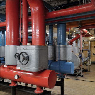 ( Bild: Axel Eisele / Stadt Nürnberg ) Blick in das leerstehende Kaufhof-Gebäude.