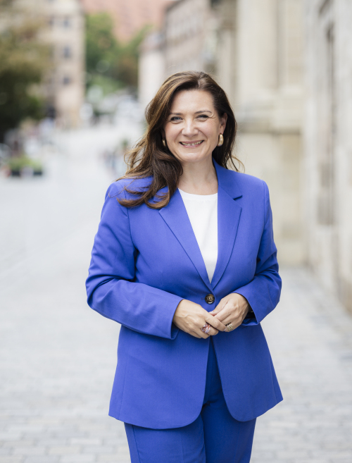 © Giulia Iannicelli / Stadt Nürnberg Cornelia Trinkl, Referentin für Schule und Sport der Stadt Nürnberg. © Giulia Iannicelli / Stadt Nürnberg