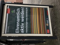 Plakatwerbung für die Datenbank Bürgernetz