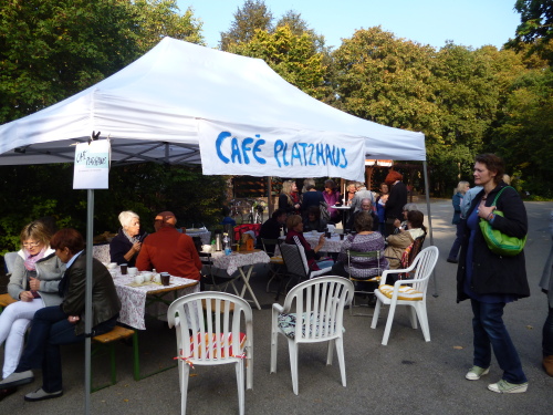 Ideenwerkstatt, Café Platzhaus Koberger Platz © Bild: Anwohnerinitiative zur Förderung neuer Nachbarschaft in der Nordstadt