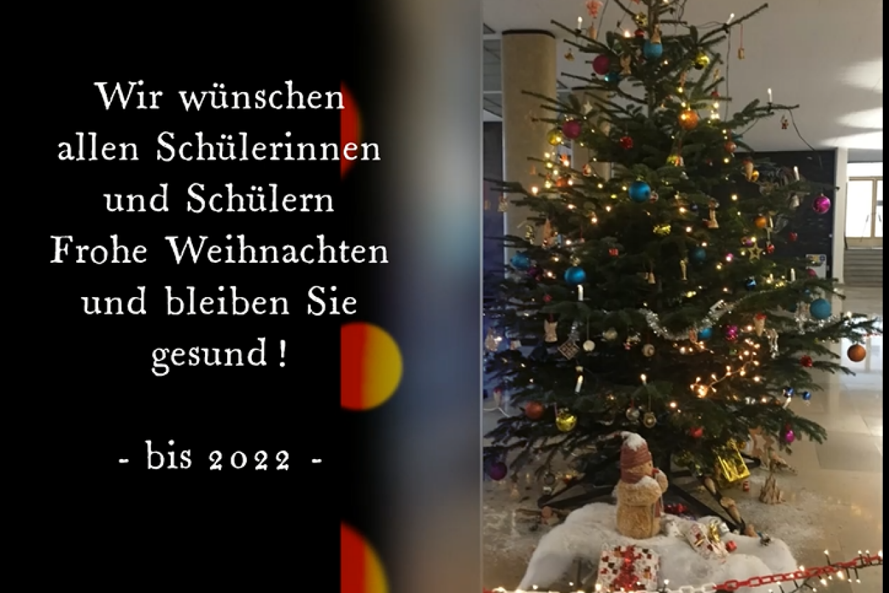 Weinachtsbaum der B1 im SJ 2021/22, Bild © Wurst; Andreas