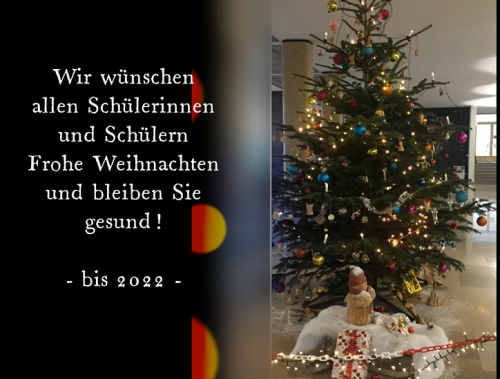 Weinachtsbaum der B1 im SJ 2021/22 © Wurst; Andreas