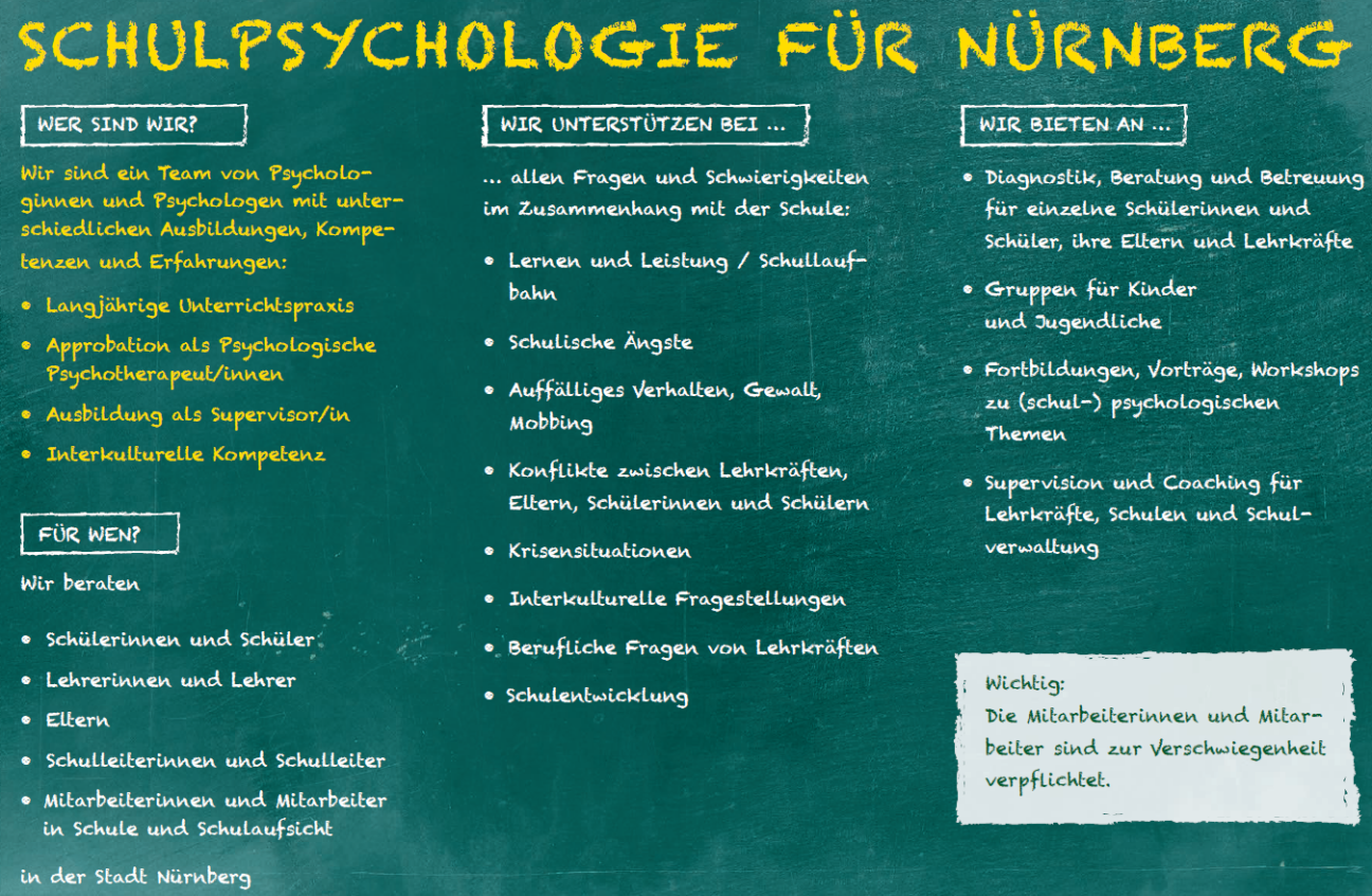 Schulpsychologie, Bild © Stadt Nürnberg