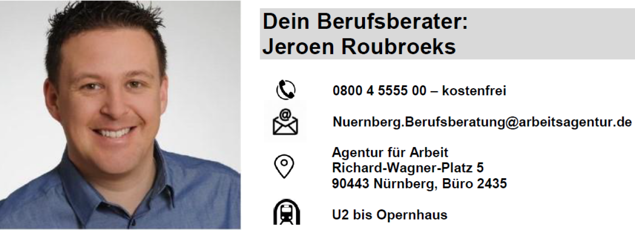 Jeroen Roubroeks, Bild © Bundesagentur für Arbeit