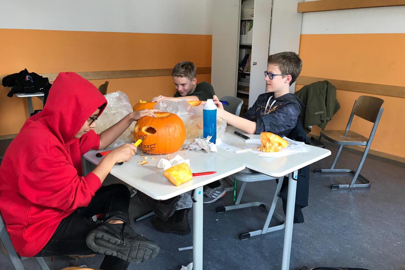 Die Schüler haben Spaß, Bild © Annette Degelmann / Stadt Nürnberg