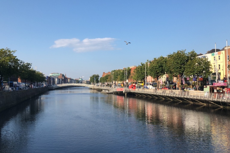 Fluss Liffey in Dublin