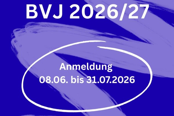 Teaserbild zum Anmeldezeitraum für das BVJ im Schuljahr 26/27