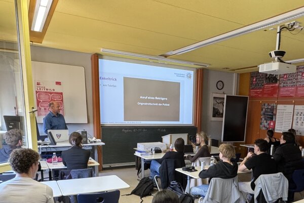 Vortrag der Kriminalpolizei im Berufsbereich Kreditwirtschaft