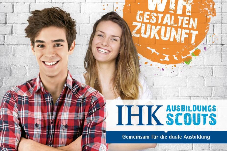 Werbeplakat der IHK zu den Scouts, Bild © IHK Bayern / Industrie- und Handelskammer in Bayern