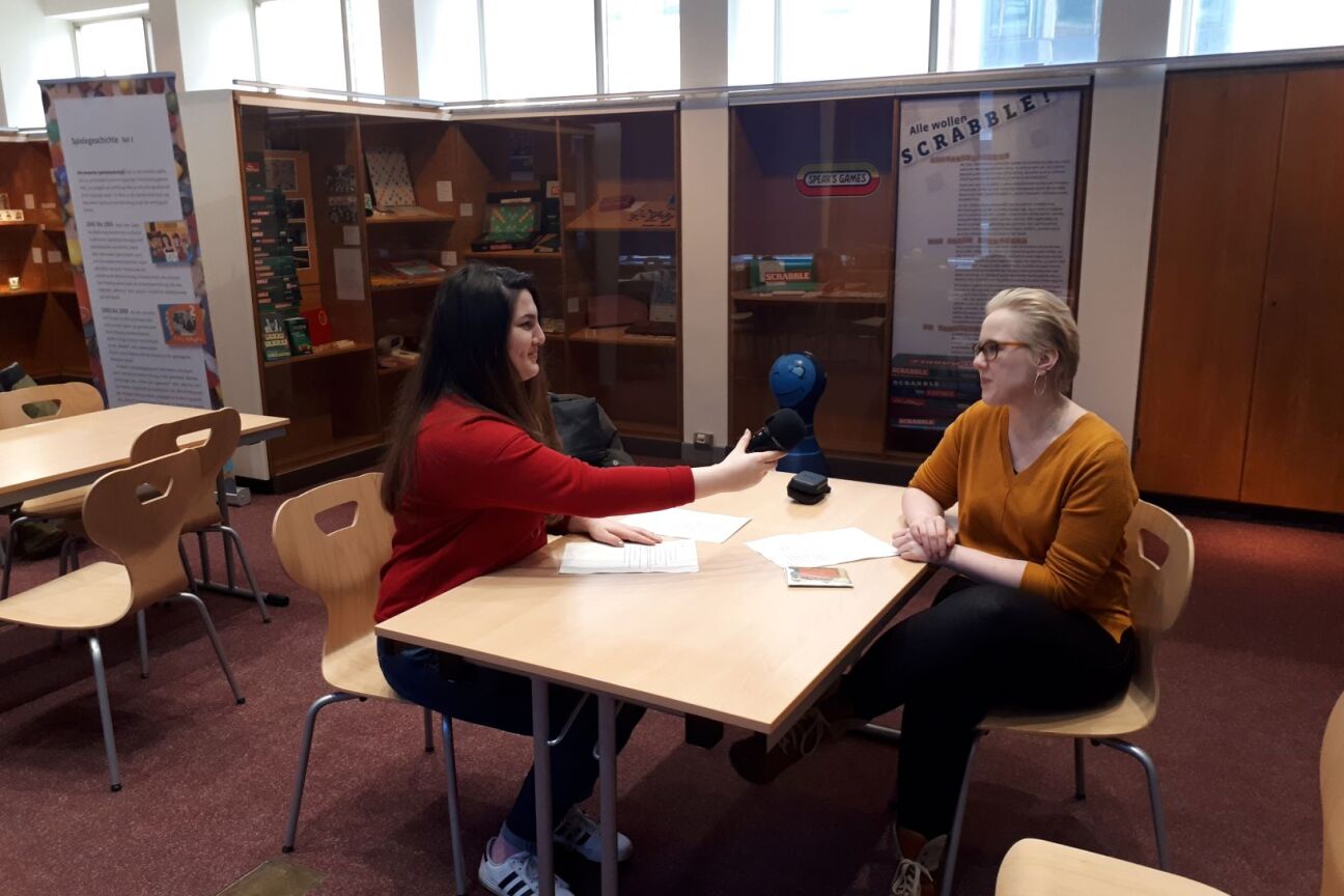 Interview mit Frau Lumme, Bild © Tatiana D'Amato / Stadt Nürnberg, B7, BFS Soz Interview mit Frau Lumme, Bild © Tatiana D'Amato / Stadt Nürnberg, B7, BFS Soz