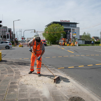 ( Bild: Christine Dierenbach / Amt für Kommunikation und Stadtmarketing ) : Jürgen Sindel und seine sechs Kollegen vom Sör-Bereitschaftsdienst