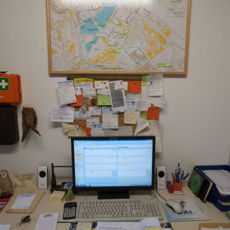 ( Bild: Christine Dierenbach / Stadt Nürnberg ) Schreibtisch von Klaus Kleinschroth