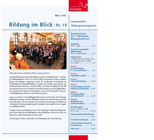 Newsletter "Bildung im Blick" © Rudi Ott