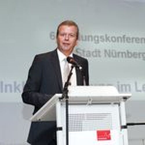 Nürnberger Bildungskonferenz 2014 Begrüßung von OB Maly © Rudi Ott