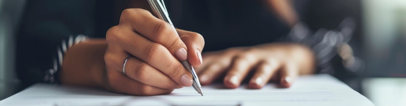 Bild © anamulhasan hand of businesswoman signing a contract, AdobeStock, Bild © anamulhasan