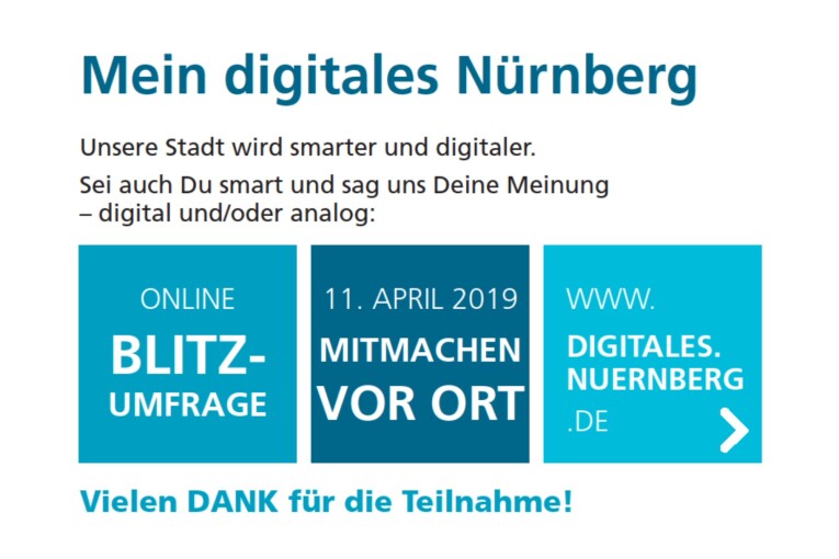 Mein digitales Nürnberg - Postkarte Rückseite