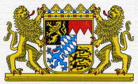 bayerisches Wappen mit Löwen