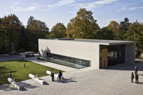 Neue Trauerhalle West, Blick von Oben © Thomas Dlugosch