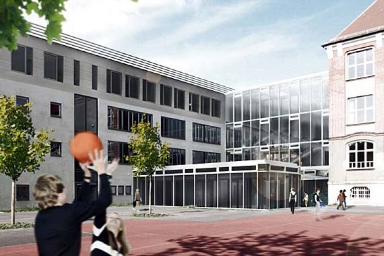 Aufstockung Erweiterung Neubau Adam-Kraft-Realschule