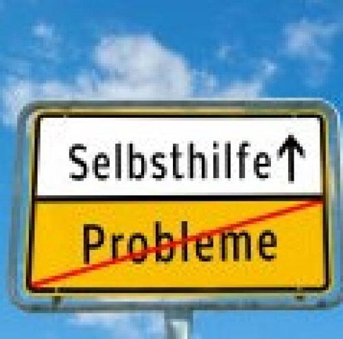 Ortstafel Selbsthilfe/Probleme © https://92019318 / animaflora