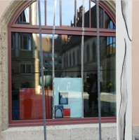 Schaufenster der neuen Akademie Galerie