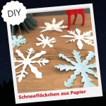 Schneeflocken aus Papier