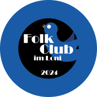 Logo des FolkClubs im Kulturladen Loni-Übler Haus 2024