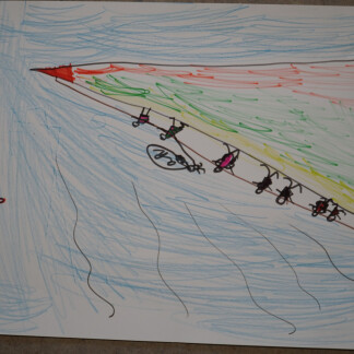 ( Bild: Kulturladen Loni-Übler-Haus / Thusneldaschule Nürnberg ) Aktion im Rahmen der Wochen gegen Rassismus