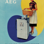 AEG 1955 Waschmaschinenwerbung