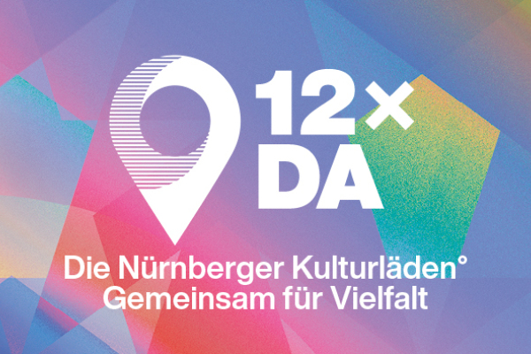 buntes Design mit dem Logo "12xDA"