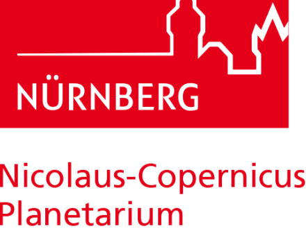 Das Bild zeigt das Logo vom Planetarium von der Stadt Nürnberg.