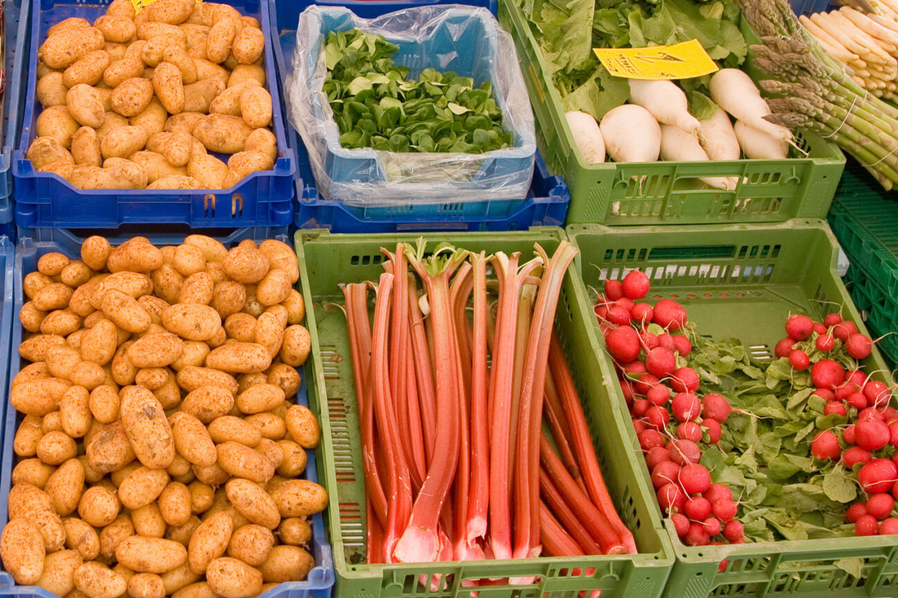 Marktstand Gemüse, Bild © Ralf Schedlbauer / Stadt Nürnberg