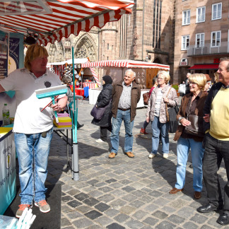 Stand auf dem Nürnberger Ostermarkt