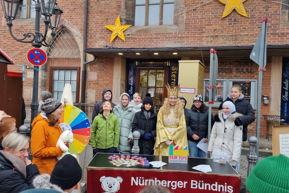 Nürnberger Bündnis Fair Toys Aktion, Bild © Stadt Nürnberg