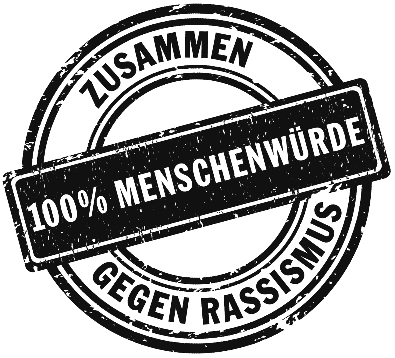 Stempel Nürnberger Wochen gegen Rassismus, Bild © Stiftung gegen Rassismus